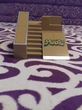 Mini Tabla de Patinaje con los dedos de aleación, juguetes de combinación monopatín para niños, pista de rampa, juego de juguetes educativos para niños, regalos de cumpleaños