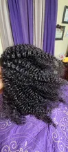 Cola de Caballo Afro rizada, cabello humano Remy Maxine 4B 4C, extensiones de coleta con cordón, extensiones de cabello humano
