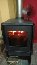 Home Silent Stove Fan with 4 Blades Heat Powered Electrical Fan for Fireplace