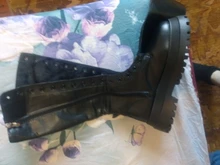 Botas hasta la rodilla de piel sintética con plataforma gruesa para Mujer, botines largos con cordones, con cremallera, estilo Punk, Chelsea, 2020