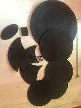 Drumming Silencer Snare-Drum Practice-Pad-Set Bass Professional Mute Sound-Off Rubber