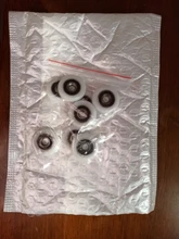8 uds. De rodillos para armario de baño, accesorios para cuarto de ducha de la rueda, rodamiento de rueda de 23/25/27mm, envío directo