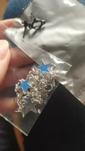 2019 nueva moda luminosa playa vientos azul estrella pentagonal borla tobillera cadena tobilleras para mujer Sandalias pies descalzos 4g