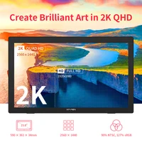 XPPen Artist 24 QHD Graphic Tablet Monitor 2K Resolution 23.8 inch Pen Drawing Display Support 60 Degrees Tilt for Windows Mac 2
