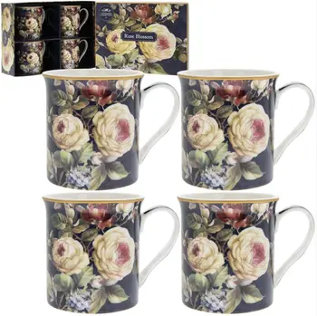 

Mug flowering roses 275 ml (set of 4 PCs)
