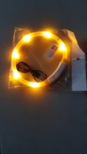 PanDaDa-Collar Led luminoso para perro, con Usb, para noche, recargable, intermitente de seguridad, brillante