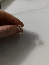 AENINE-anillo de bodas de acrílico con números romanos, diseño Original, joyería para mujeres, Anillos de compromiso de acero inoxidable de oro rosa AR17162