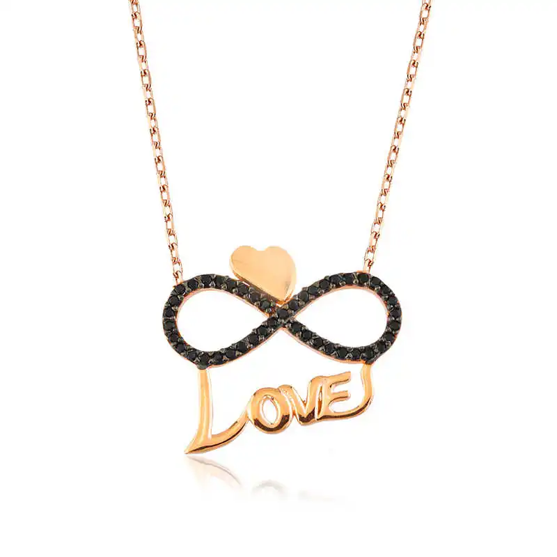 

Armagano 100% 925 Sterling Silver Heart Infinity Love Lady Necklace Quality and Original Women Amulets