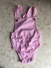Ropa de verano para bebé de 0 a 3 años, Body de algodón para recién nacido, mono informal liso a rayas, trajes para el sol, 2019
