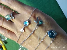 Collar de plata de ley 925 con dije de sirena, collar de cristal azul para mujer, joyería 2020