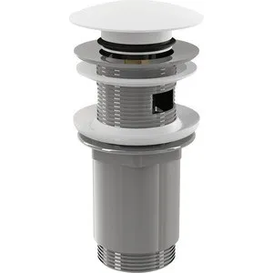 

Alcaplast click-clack bottom valve, White/Chrome (a392b)