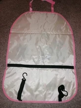 Protector de asiento trasero de coche de dibujos animados para bebé, organizador de coche, tableta, bolsa colgante, soporte de almacenamiento, accesorios para el cuidado del bebé