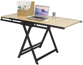 

1PC Office Desk Workstation Study Writing Desk Computer PC Laptop Table Dining Gaming Table Storage Shelf for Home Office