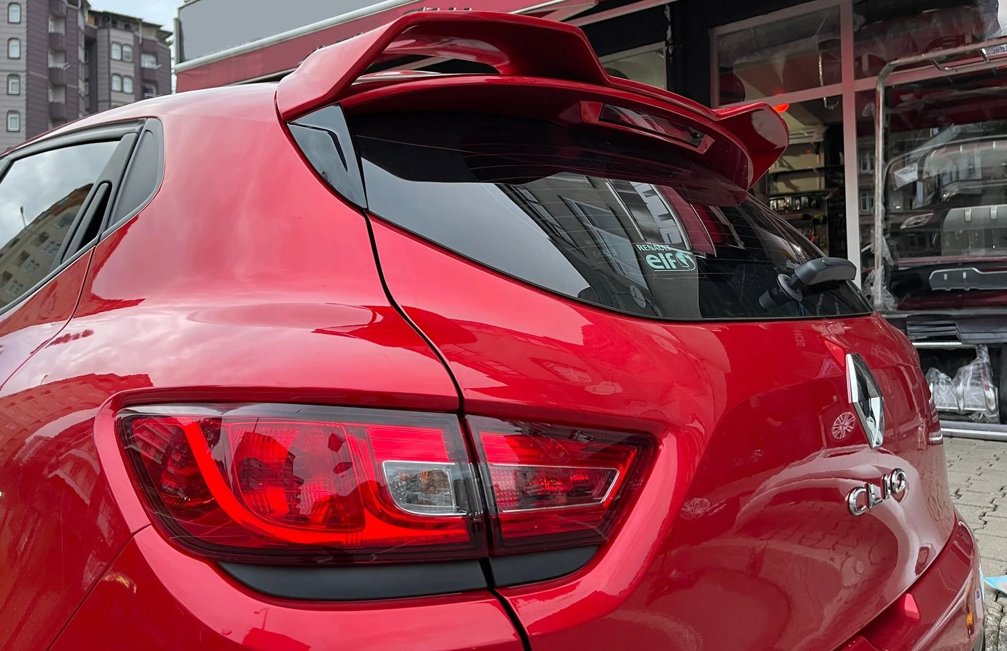 Renault Clio 4 Rs V Spoiler A Tazza 2012-2020 Plastica, Clio 4 Giacca A Vento Posteriore 2012 - 2019 Hb Clio Spoiler In Plastica Abs