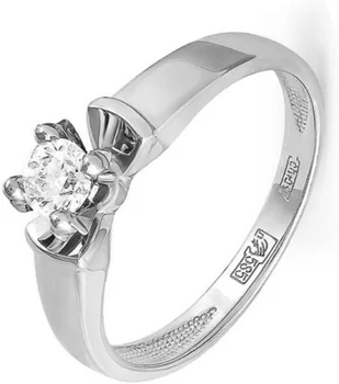 

Kabarovsky ring with 1 white gold diamond