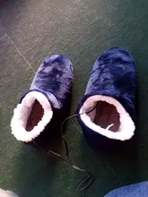 Zapatillas de casa para hombre de talla grande 48, zapatillas de invierno para hombre, zapatos de ante de felpa, calzado perezoso, calcetines suaves y cálidos