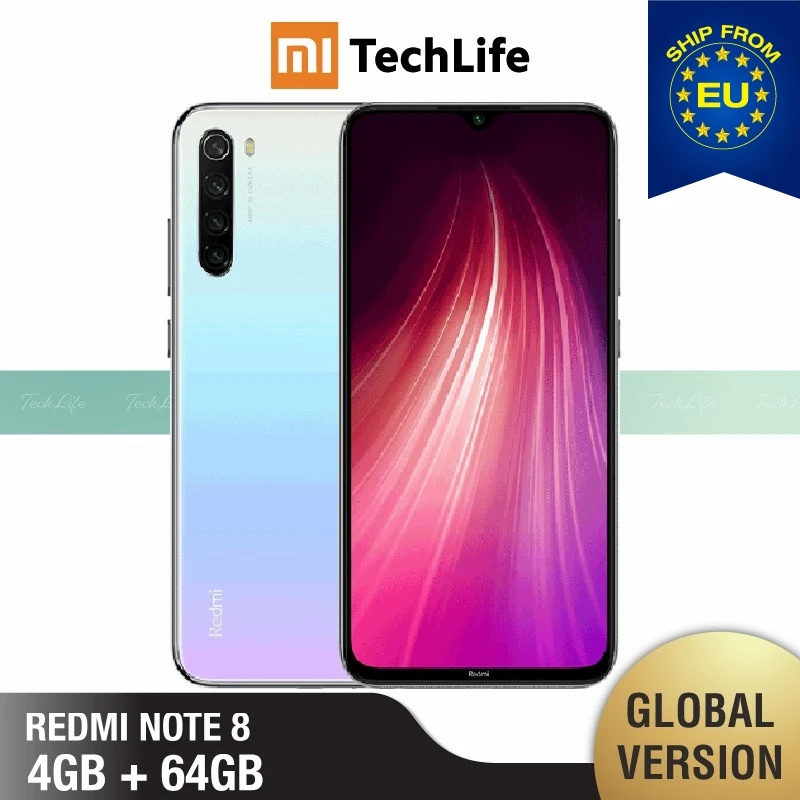  Global Version Xiaomi Redmi Note 8 64GB ROM 4GB RAM (Brand New / Sealed) note 8 note8