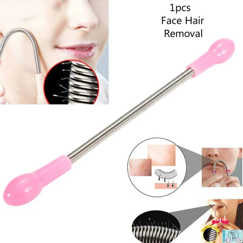 1 Pcs Face Facial Hair Spring Remover Stick Remova Epilator Epistick Facial Hair Remover Spring Threading Tool Removal Epicare