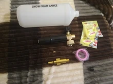 Generador de espuma para nieve, boquilla de espuma para pistola de jabón, espuma de lavado para coche BOSCH, arandela de alta presión