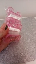 10 unids/lote cepillo de uñas acrílicas 4 Color de uñas de arte manicura pedicura de quitar el polvo de limpieza de plástico cepillos de uñas archivo conjunto de herramientas