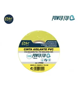 

Electrical tape 10m x 19mm yellow edm