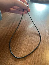 YuenZ-cordón de cuero trenzado ajustable para fabricación de joyas, cordón colorido de 1,5mm, negro y marrón, 19cm, 41cm, DIY, 10 Uds.