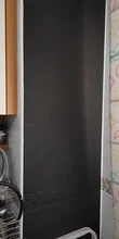 Pizarra impermeable de PVC de 200x60cm para niños, tablero de escritura de grafiti móvil con 5 uds. De calzas para escuela, oficina y hogar, color negro