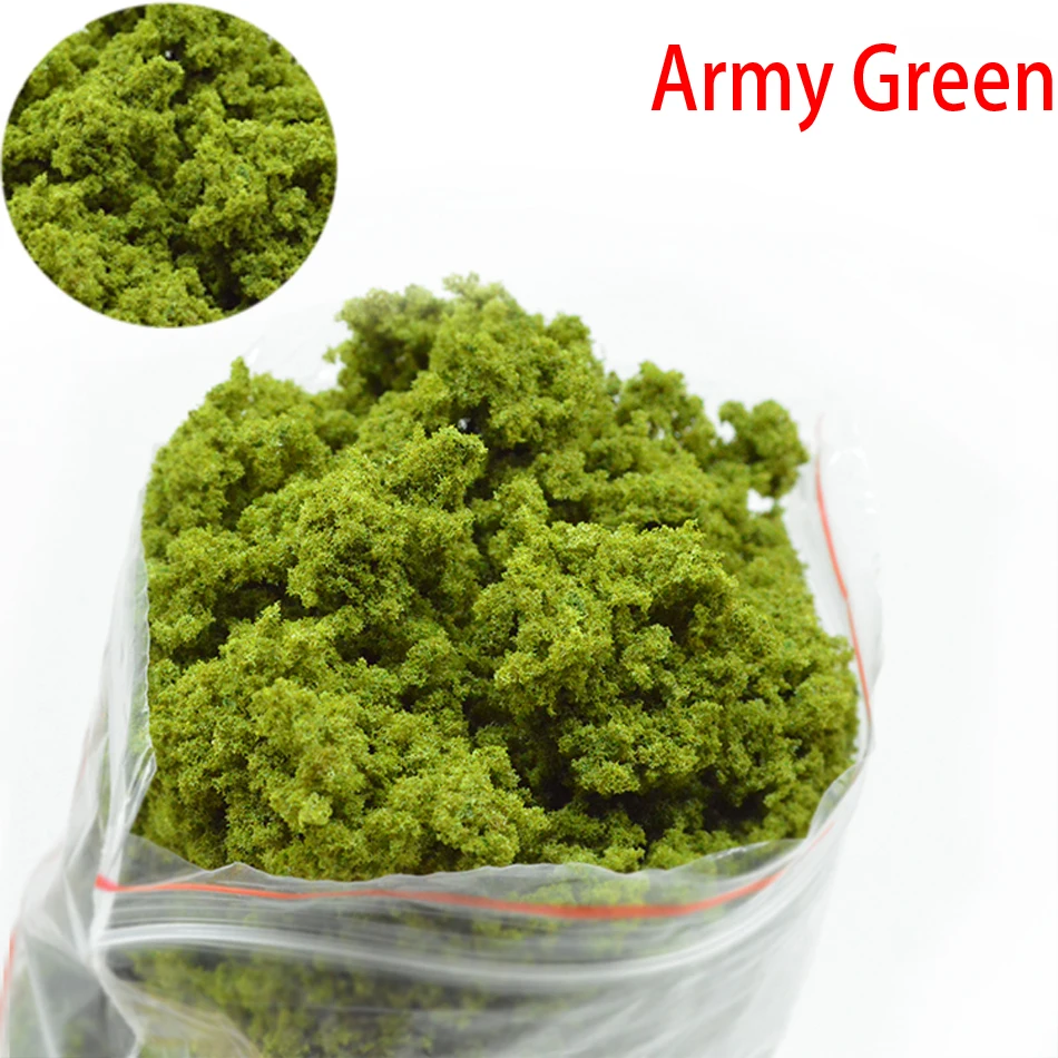 

HO scale model train miniature scale building Quality green material Tufted grass powder tree deep green