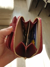 Cartera de cuero con cera de aceite para mujer, monedero de gran capacidad, con cremallera, bolso de mano largo, tarjetero, 2020