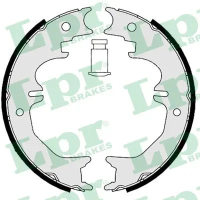 Колодки ст.тормоза TOYOTA LAND CRUISER PRADO J90/J120/J150 LPR 0