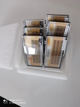 Kimcci-extensiones de pestaña de visón, 60 mechones, naturales, 3D, volumen ruso, pestañas postizas individuales, 20D racimo, maquillaje cilios