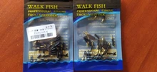WALK FISH-flotadores de Pesca de 30 unids/lote, bloqueo de equipo de Pesca de deriva de rotación, accesorio de bobber de cobre + herramientas de goma, flotadores de Pesca