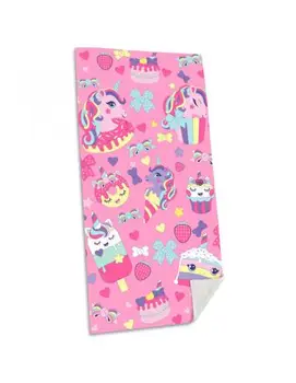 

▷ Beach towel/pool unicorns and CUPCAKES in Cotton