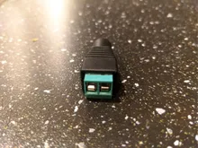 12V DC de potencia hombre Jack hembra enchufe adaptador Balun de vídeo convertidor BNC conector para cinta de luz Led alimentación de la Cámara conector