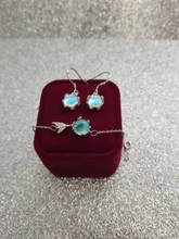 Pendientes de gota de Plata de Ley 925 para mujer, piedra lunar redonda hipoalergénica, regalo de bodas de moda, joyería