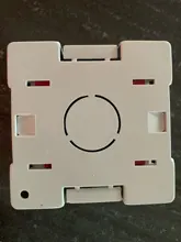 Coswall-caja de revestimiento seco de 1 entrada para paneles de yeso, tablero de yeso, platerboad de 46mm / 34mm de profundidad, caja de interruptores de pared, Cassette de enchufe
