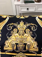 Falda larga con estampado de otoño para mujer, falda larga con estampado de otoño, diseño abstracto, estilo europeo