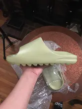 De los hombres de verano diapositivas ligero playa guay zapatillas diapositiva hueso Boca de pescado Flip Flops, sandalias de las mujeres suave EVA zapatillas de deporte par 35-46 #