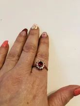 Fashion Jewelry Rings Engagement-Ring Princess Diana Zirconia-Stone Wedding Silver-Plate