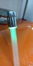 Zhangji Baño Led grifo aireador movido por agua ducha LED grifo Luz de ahorro de agua de la cocina de aireador 1/3/7 5 color elección