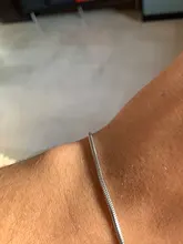 Pulsera de cadena de serpiente de acero y titanio para hombre y mujer, de acero inoxidable Brazalete de eslabones, ancho de 2MM, 316L, gran oferta