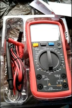 UNI-T-multímetro Digital UNI T, valores eficaces verdaderos UT890C UT890D + rango Manual AC DC, probador de temperatura de capacitancia, retroiluminación