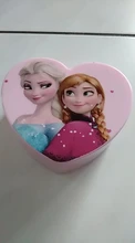 Conjunto de collar y pulsera de princesa Elsa para niños y niñas, caja de regalo de joyería con pinza para el pelo de Frozen 2, regalo de Navidad y vacaciones