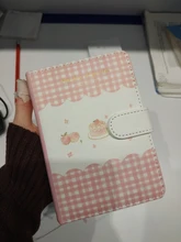 Kawaii stationery collection-Conjunto de papelería con peach para verano, pequeño bolígrafo con hebilla magnética, cinta con calendario de Cuenta regresiva
