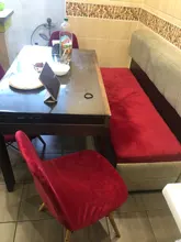 Seat-Cover Velvet Elastic Washable Banquet Armless Home Removable Soft-Fabric Hotel Solid-Colors