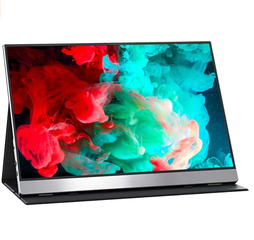 

EYOYO Portable Monitor - Eyoyo 15.6 inch USB C Monitor 1080P IPS LCD Monitor Laptop Second Display Screen for Computer Mac Phone