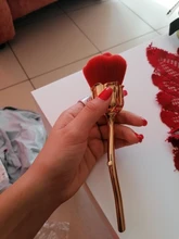 LAIKOU-cepillo de polvo para manicura rosa, brochas para colorete en polvo, Gel para uñas a la moda, accesorios de Material para uñas