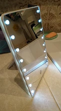 Makeup-Mirror Stand Battery-Operated with 8/16 Leds Cosmetic Touch Dimmer Espejo 