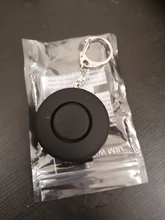 Pripaso-alarma Personal de bolsillo portátil, alarma de autodefensa antirobo, cadena de llave de protección de ataque con LED para niña y niño mayor