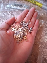 100 Uds. Charms Lovely Heart 8x6mm artesanía hecha a mano Fabricación de colgantes fit, color plata tibetana Vintage, DIY para pulsera collar